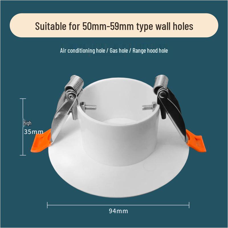 Round Air Conditioner Exhaust Pipe Decorative Cover and Seal