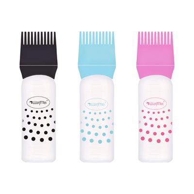 1 PZ 120ML Applicatore per Tintura per Capelli Flaconi in Plastica per Tintura Shampoo Flacone Olio Pettine Spazzola Strumento per Lo Styling Strumenti per la Colorazione dei Capelli