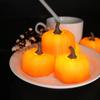 6pcs Pumpkin Candle Lights, LED Candles Tea Lights, Halloween Decoration Lights, Flameless Candles Lamp, Battery Candles Lights