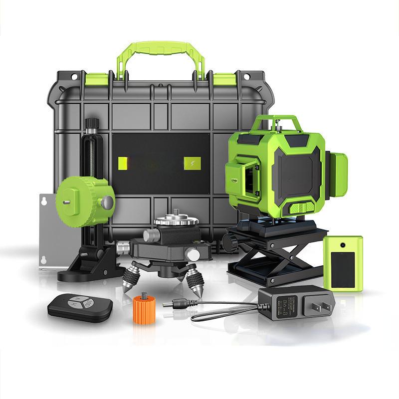 12/16 Line New Green Laser Level Portable Self Leveling Laser Projector 360° Horizontal and Vertical Cross Lines Measure Tool