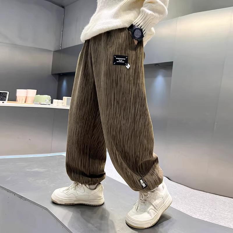 Boys’ Trousers: New Autumn/Winter Collection – Casual Trousers for Older Children, Children’s Straight-Leg Trousers, Corduroy Trousers