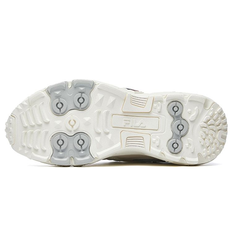 Fila Predator 1 Fabric Synthetic Leather Lace-Up Low-Top Dad Shoes Women sneaker White F12W941124FVL