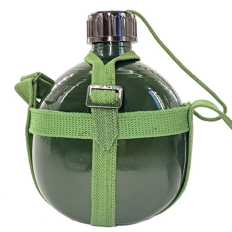 1 buc Oală de Aluminiu Veche Oală cu Mâner Grosier 87 Fierbător Protecția Muncii Antrenament Militar Sporturi în Aer Liber Capacitate Mare