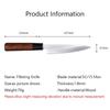5 Inch Fruit Knife Kitchen Knife Stainless Steel Japanese Fish Sushi Sashimi Knife Cutter