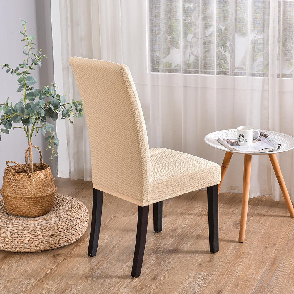 1 /2 /4 /6pc Elastic Chair Covers Spandex Dining Chair Slipcover Dining Room Solid Color Chair Cover Case For Wedding Hotel Banquet