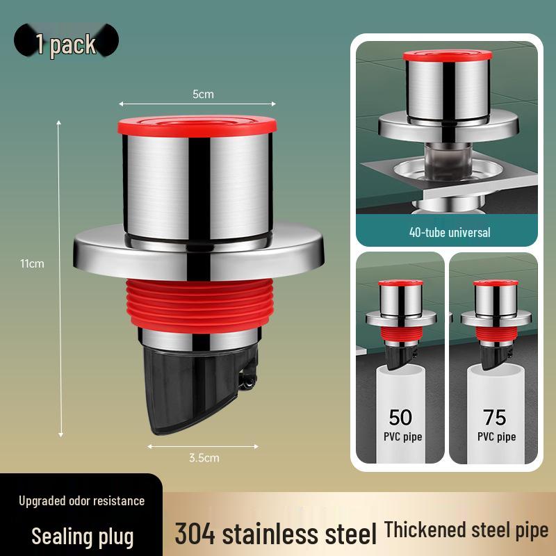 304 Stainless Steel Anti-Odor Sealing Ring for Kitchen Sink and Vegetable Basin
