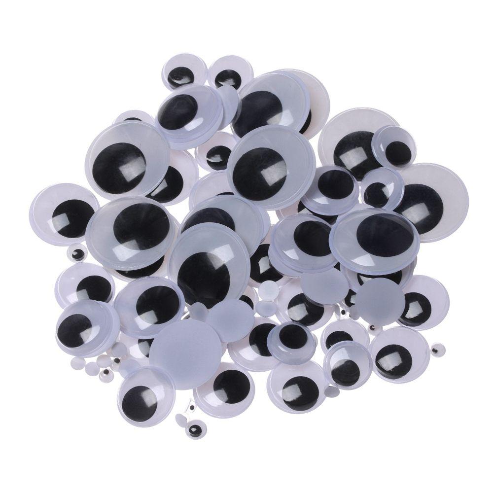 Plastic Kids Toys Wiggling Moving Eyes DIY Dolls Materials Plush Panda Eye 3D Dolls Accessories