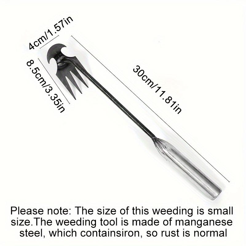 

Металлический прополочник с 4-мя лапами, эргономичный ручной прополочник, ручной инструмент для ухода за газоном, прочный инструмент для прополки из марганцевой стали