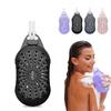 Silicone Soap Bags Saver Bags With Rope For Exfoliating Shower Scrubber Bath Massage Double-Sided Texture Design Bath Washing