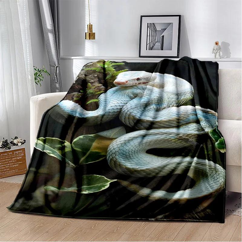 Soft Gothic Snake Serpent Python Viper Blanket for Bed Sofa Picnic Travel Office Cover Kids Gift Throw Blanket