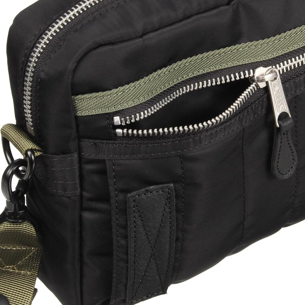 Avirex Neue Flight Nylon Box Schulter F Tasche, Herren, 401, Salbei, 783-4976009