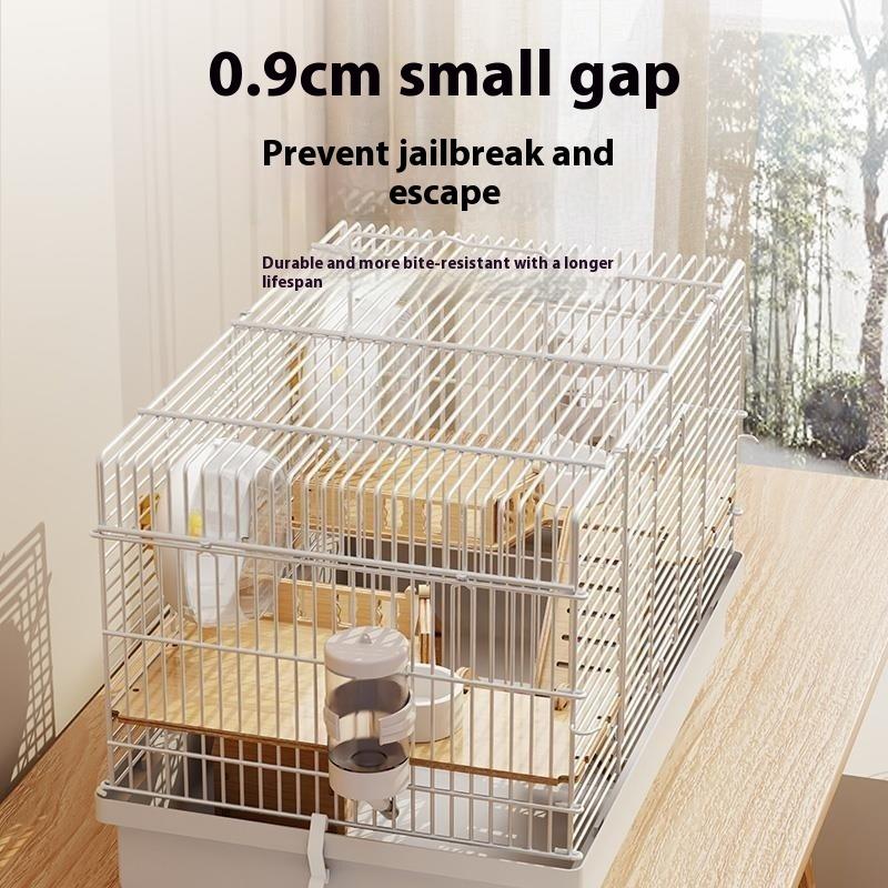 Hamster Split Cage Deluxe Dual Room Breeding Enclosure For Two Small Pets With Separate Spaces 47 Base Habitat House