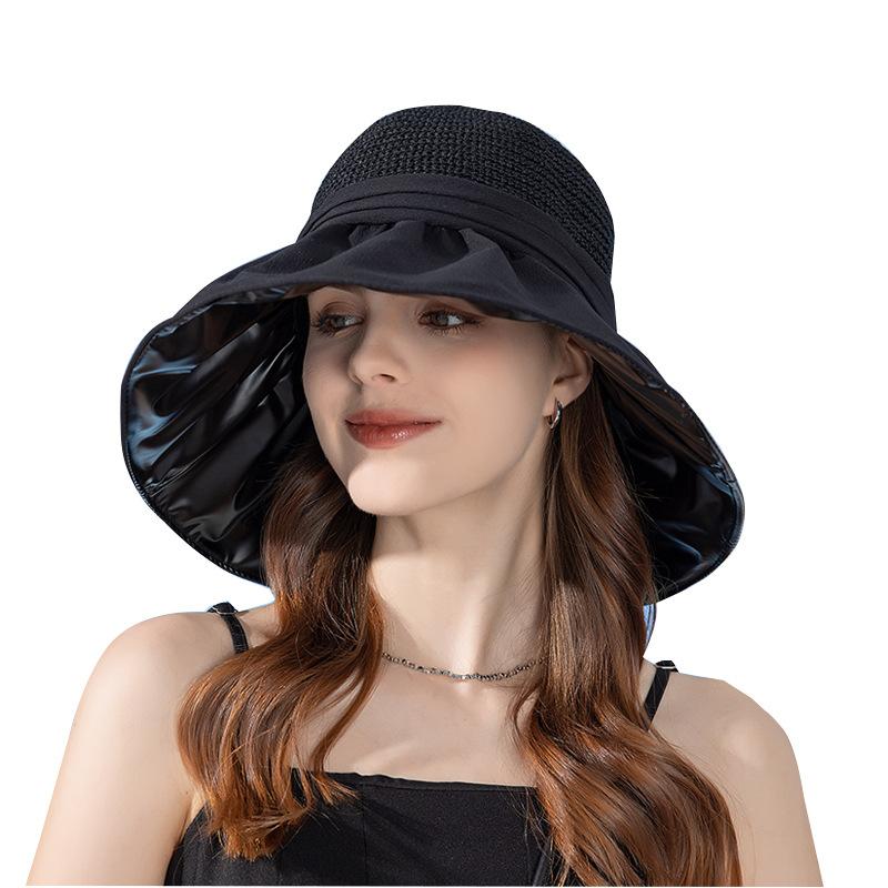 

Рыбацкая шляпа с бантом для женщин, с большими полями, шляпа от солнца для лица, женские шляпы от солнца, уличные пляжные панамы, шляпа для бассейна, дорожная шляпа с козырьком