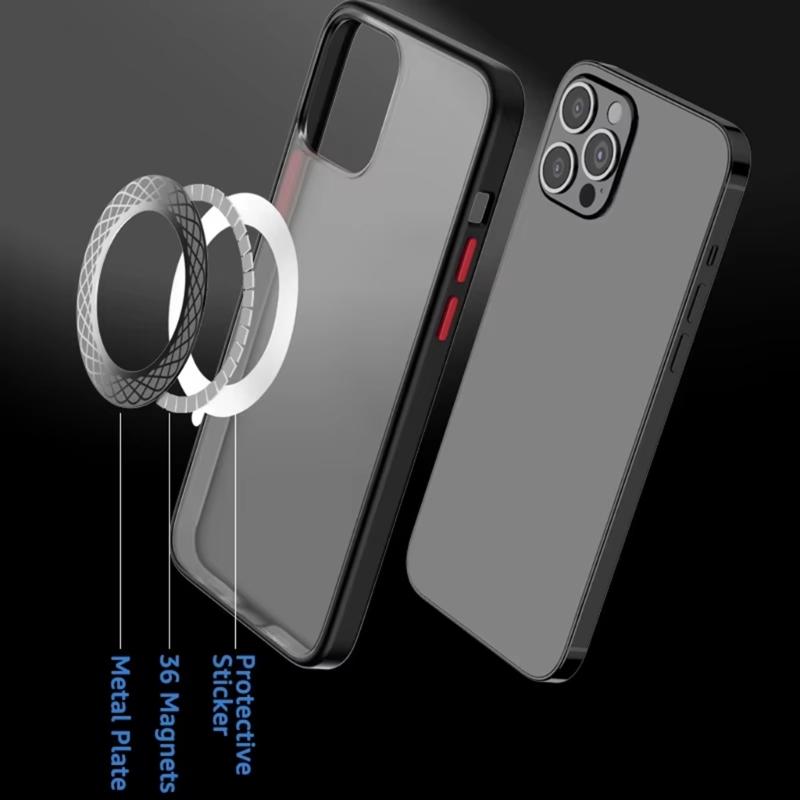 Magneticic Plate for Wireless Charging Car Phone Holder Magnetic Rings Metal Plate 1PC