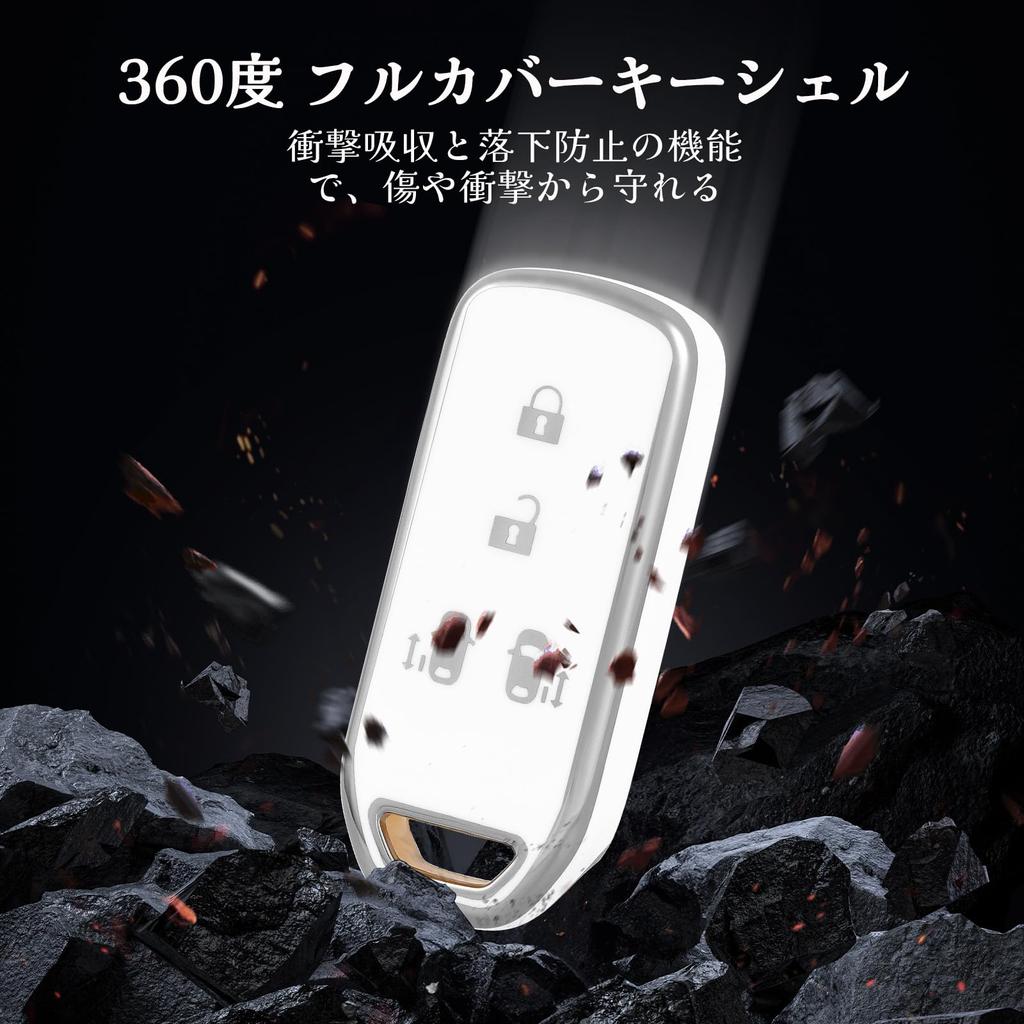 OFF WE GO Key Case, TPU Car Key Cover, Key Shell Compatible, New Honda