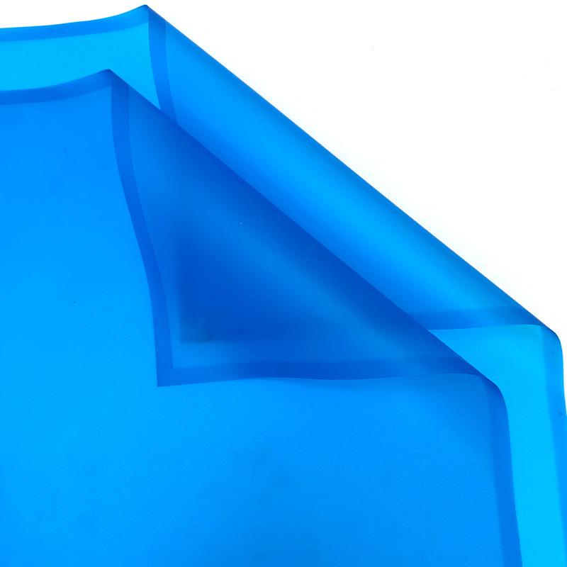 4pcs/Pack Flower Wrapping Paper Colour Border Rose Korean Style Half Transparent Gift Packing Florist Bouquet Wrapping Material