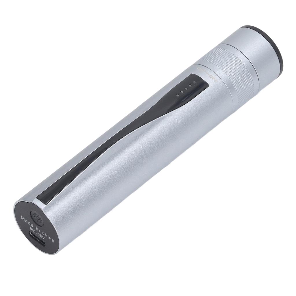 30KM Visual Fault Locator Kit Aluminum Alloy High Accuracy VFL Fiber Optic Source Tester with Light