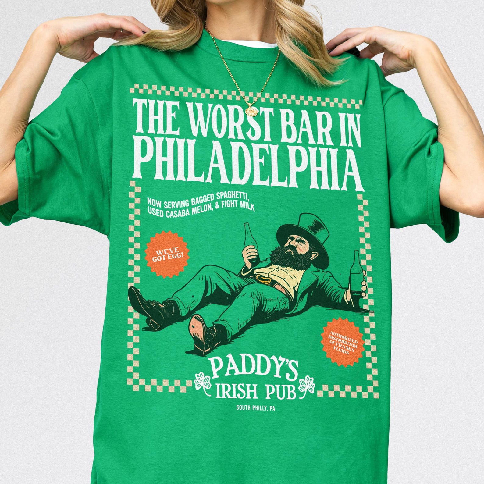 Paddy s Pub St. Patricks Day T-Shirt, Funny TV Show Irish Bar Graphic Tee S