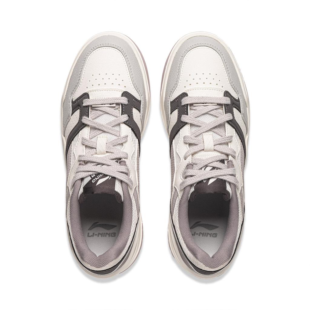 Li Ning Yue Bai 2 V2 Sports Soft Comfortable Fashion Classic Versatile Non-Slip Wear-Resistant Breathable Low-Top Skate Shoes Women sneaker AGCW506-2