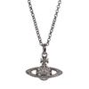 Vivienne WeStwood Women S Mini Bath Relief Necklace Gunmetal 63020086 02S108