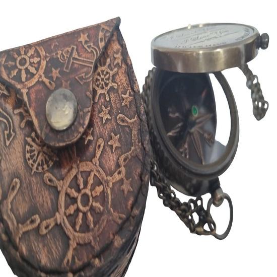 Message On a Compass  Husband Fully Functional