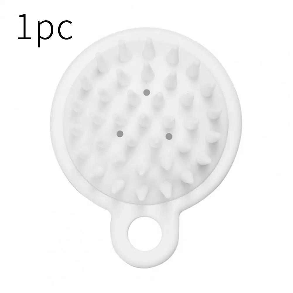 

Dandruff Removing Scalp Massager - White Durable, Flexible Versatile, Shampoo Cleaning Brush