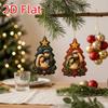 15Pcs 2D Flat Nativity Scene Hanging Decor Painted Religious Christmas Decor  New Year 2026