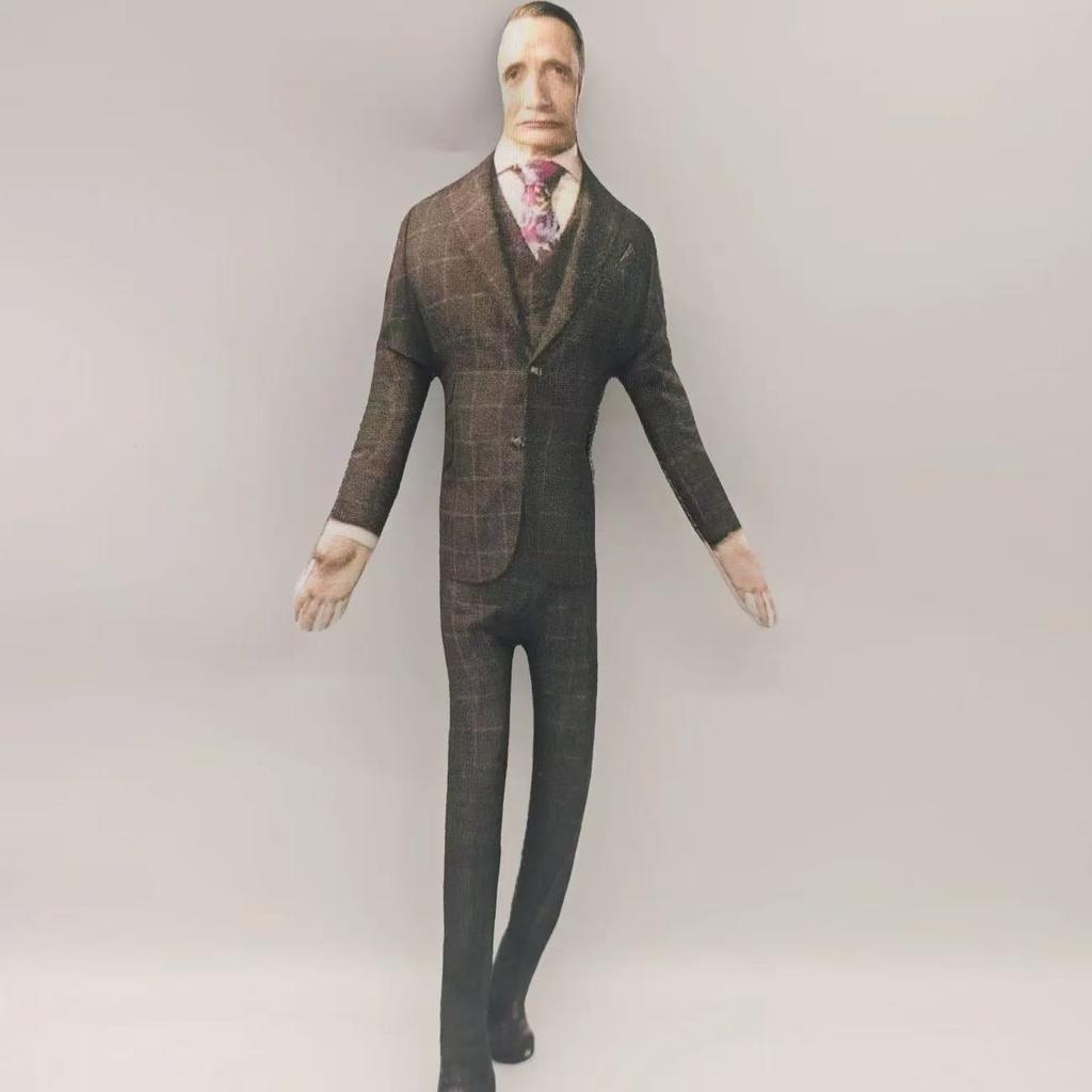 Bambola di peluche fatta a mano personalizzata Hannibal Abstract Rat Jerky Will Jack, Figura anime snodabile, Scheletro con filo pieghevole, Cosplay