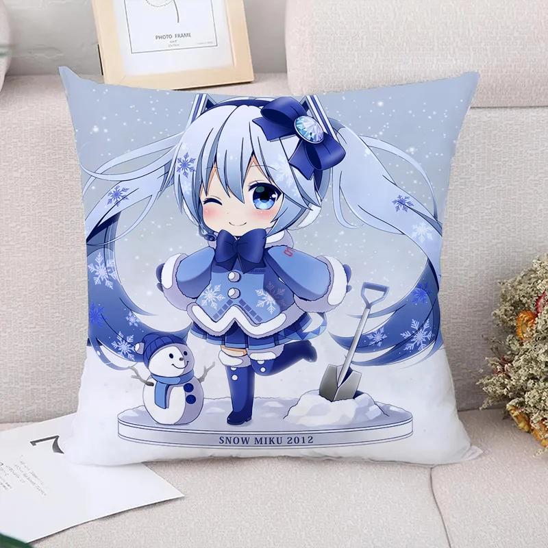 Anime Girl Pillow Cases Decorative Pillows Covers Pillowcase Cushion Cover  Car Decoration Cushions Home Decor Sofa