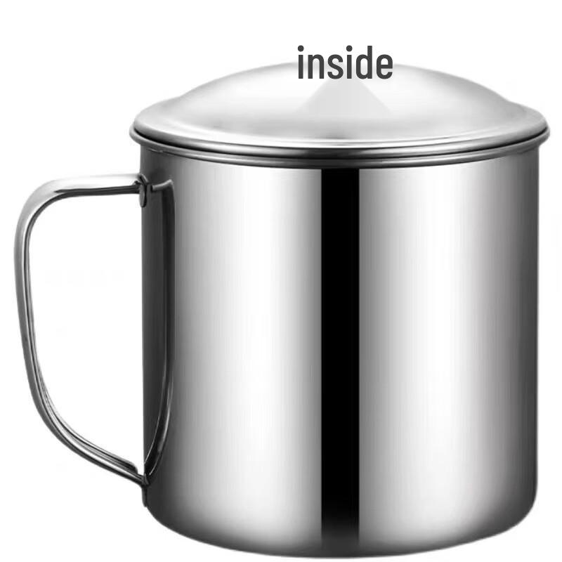 304 Stainless Steel Insulated Mug with Lid and Handle