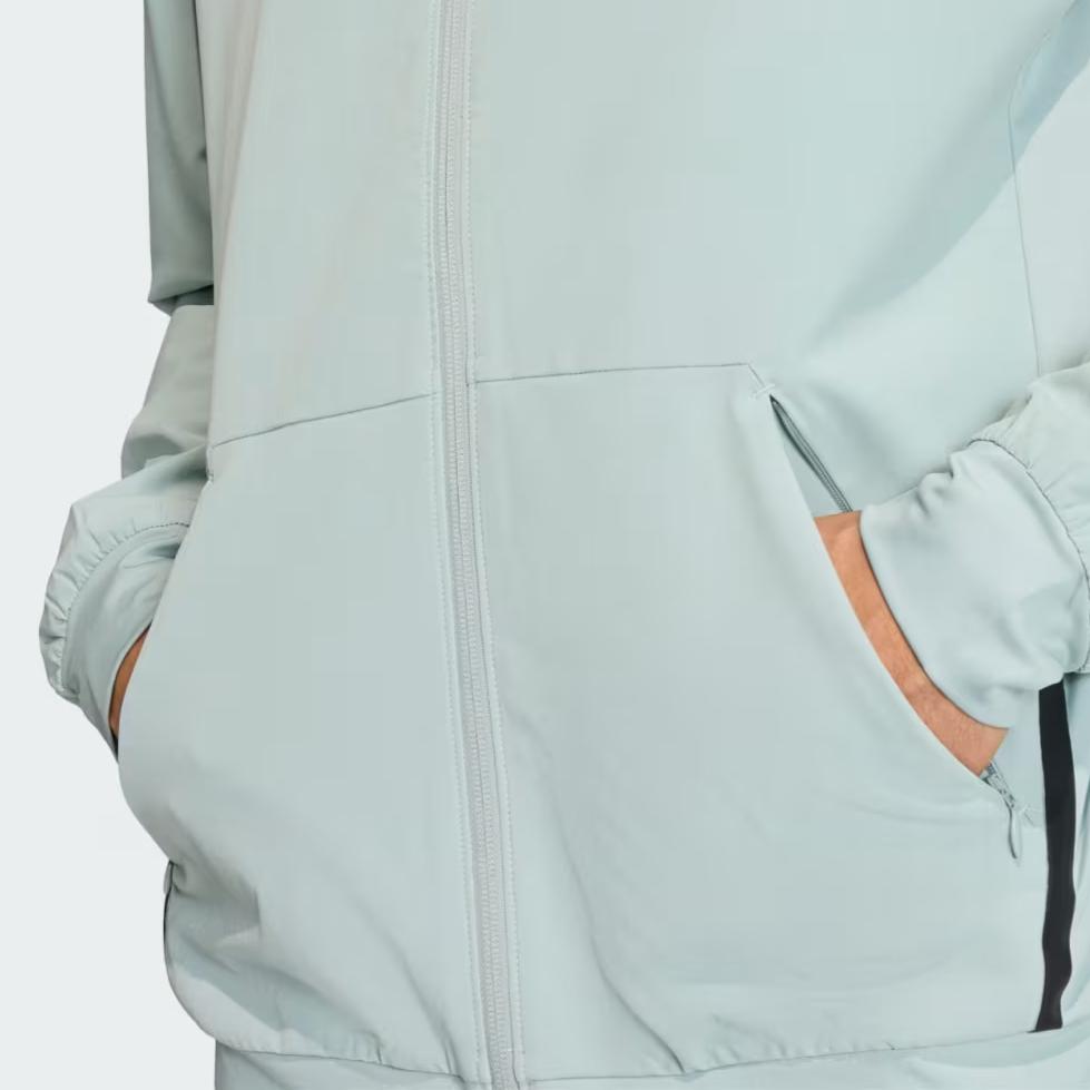 Adidas D4T Solid Color Quick-Dry Sweat-Wicking Hooded Jacket Men jackets KA4824