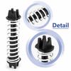 2Pcs Clutch Pedal Spring For 307 206 207 408 308 For Citroen C2 C4 Clutch Booster Spring 214855 214126 Parts