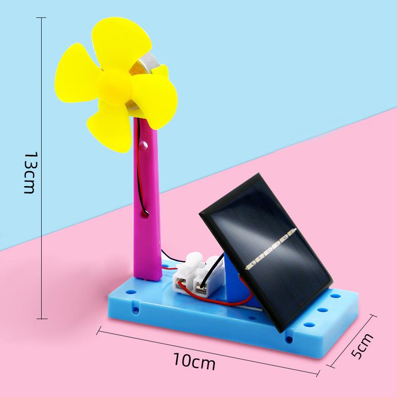 Funny 1Set Science Experiments Solar Fan Children'S Handcraft Equipment Material Kit Science Technology Small Production Gifts