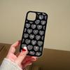 Cold Wind Full Screen Love Flash Diamond Suitable for Apple 13 Mobile Phone Case iPhone14 Fashion 12promax Luxury 11