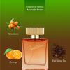 SIGNATURE AURA Cyclone Eau De Parfum for Women | Long Lasting Perfume | Aromatic Green Fragrance | Mandarin, Orange, Freesia & White Musk