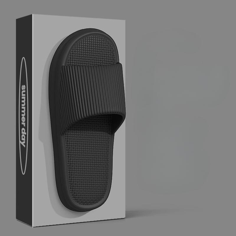 

Сандалии Тапочки Мужские тапочки, Мужские летние домашние, гостиные, ванные, нескользящие, парные тапочки 44-45 чёрный