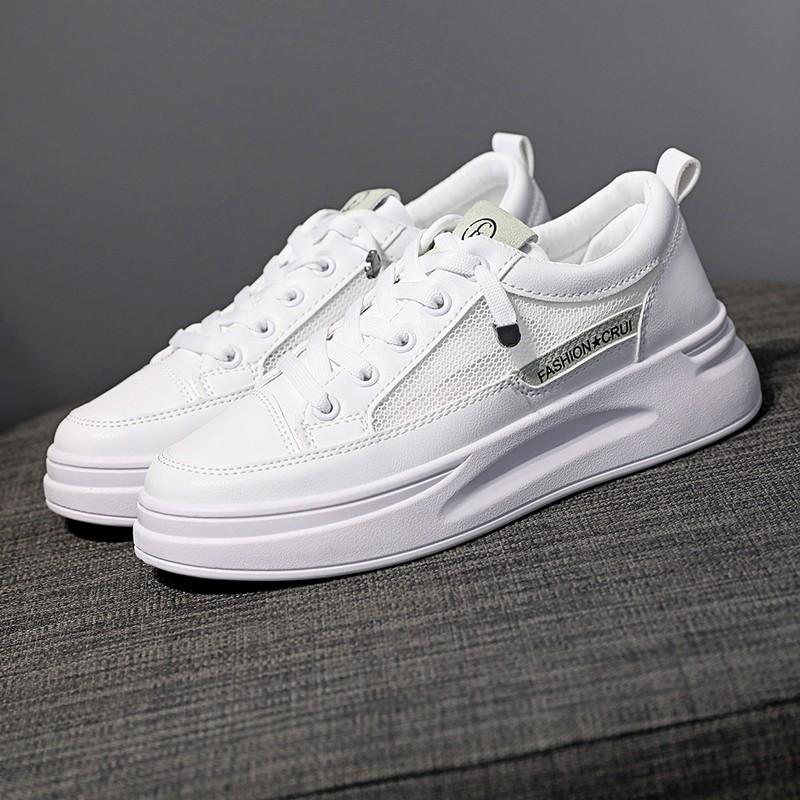 Heightening Small White Shoes Women's Summer New Student Women's Shoes Daily All-match Board Shoes Thick-soled Casual Shoes