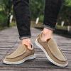 Mode Sommer Denim Canvas Herren Atmungsaktive Freizeitschuhe Outdoor Rutschfeste Sneaker Bequeme Fahrschuhe Herren Slipper Große Größe 39-47