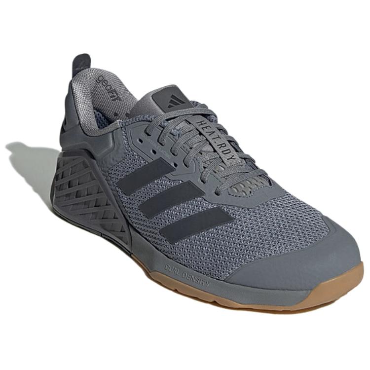 Adidas Dropset 3 Grey Black Gum Unisex Sneakers Grey-Five Core-Black ID8627