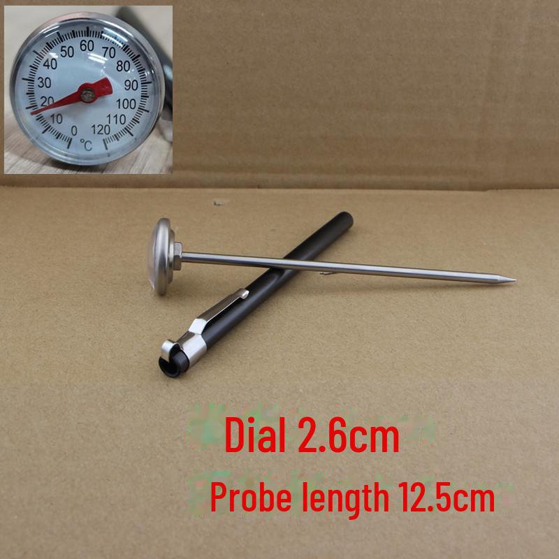 Stainless Steel High-Temp Deep Fryer & Candy Thermometer for Kitchen