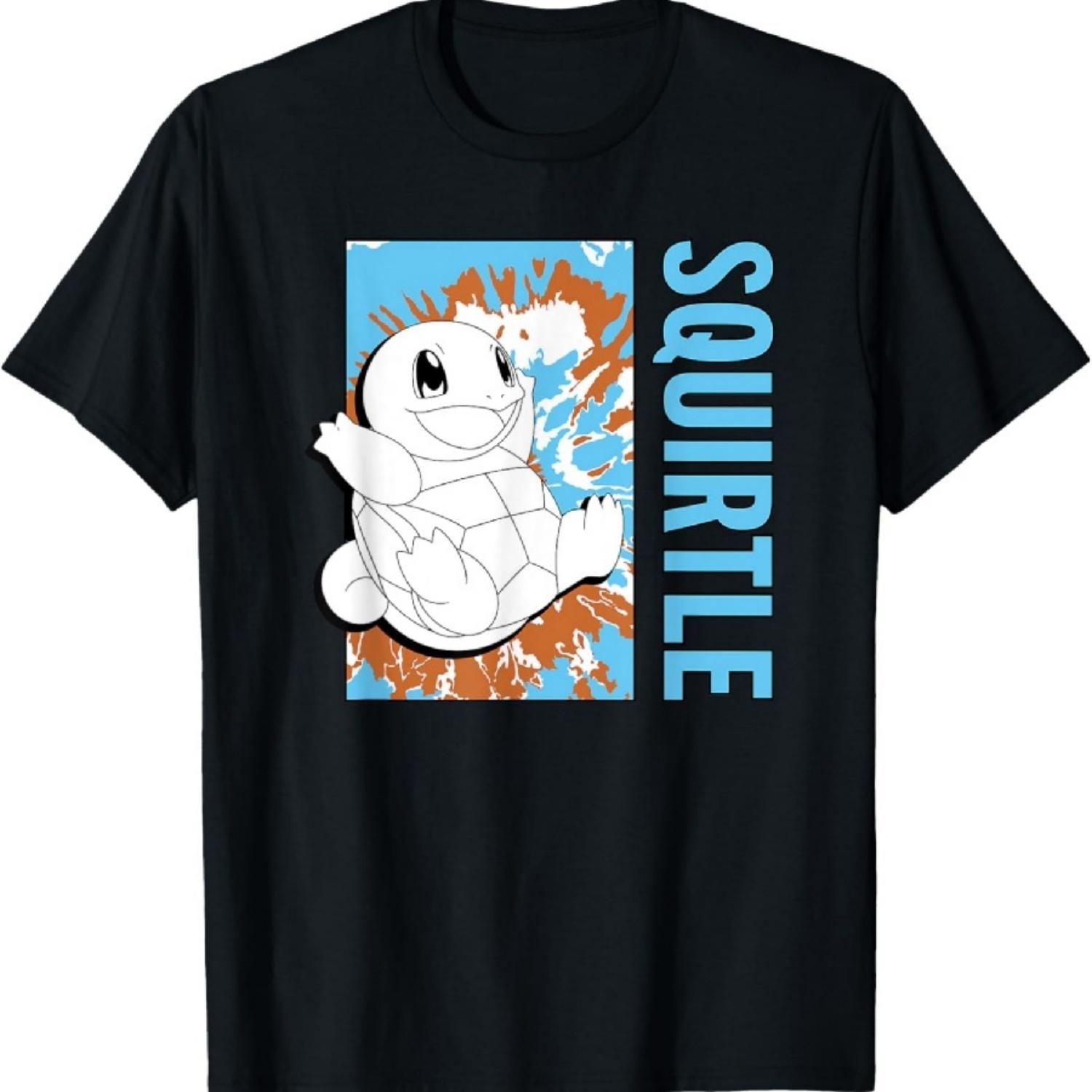 Pokémon - Tie Dye Squirtle T-Shirt S чёрный