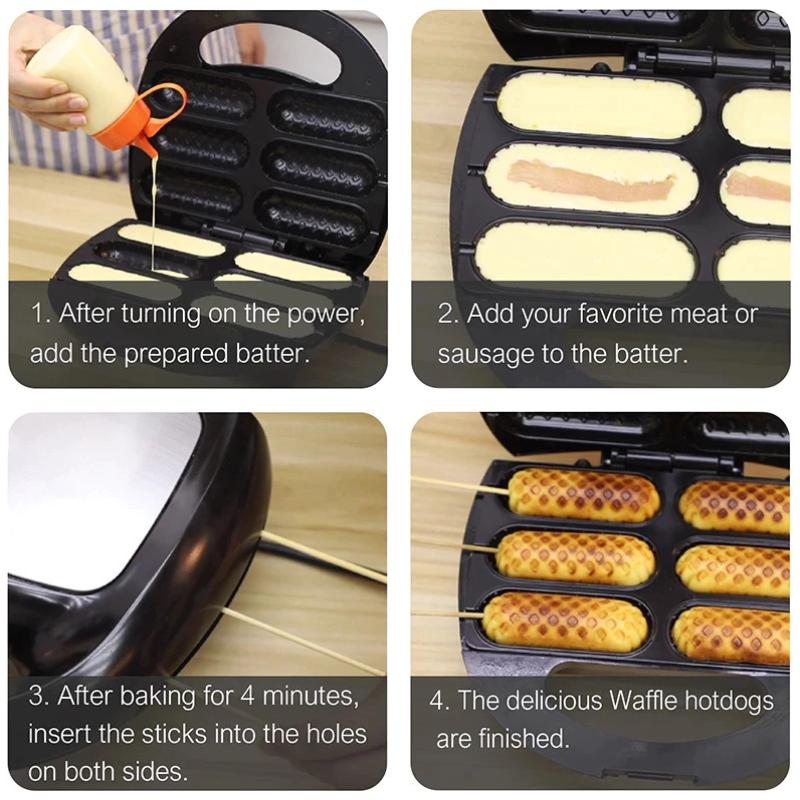 Mini Donut Maker Machine For Kid-Friendly Breakfast, Snacks, Desserts & More With Non-Stick Surface, Can Make 6/12/16 Doughnuts