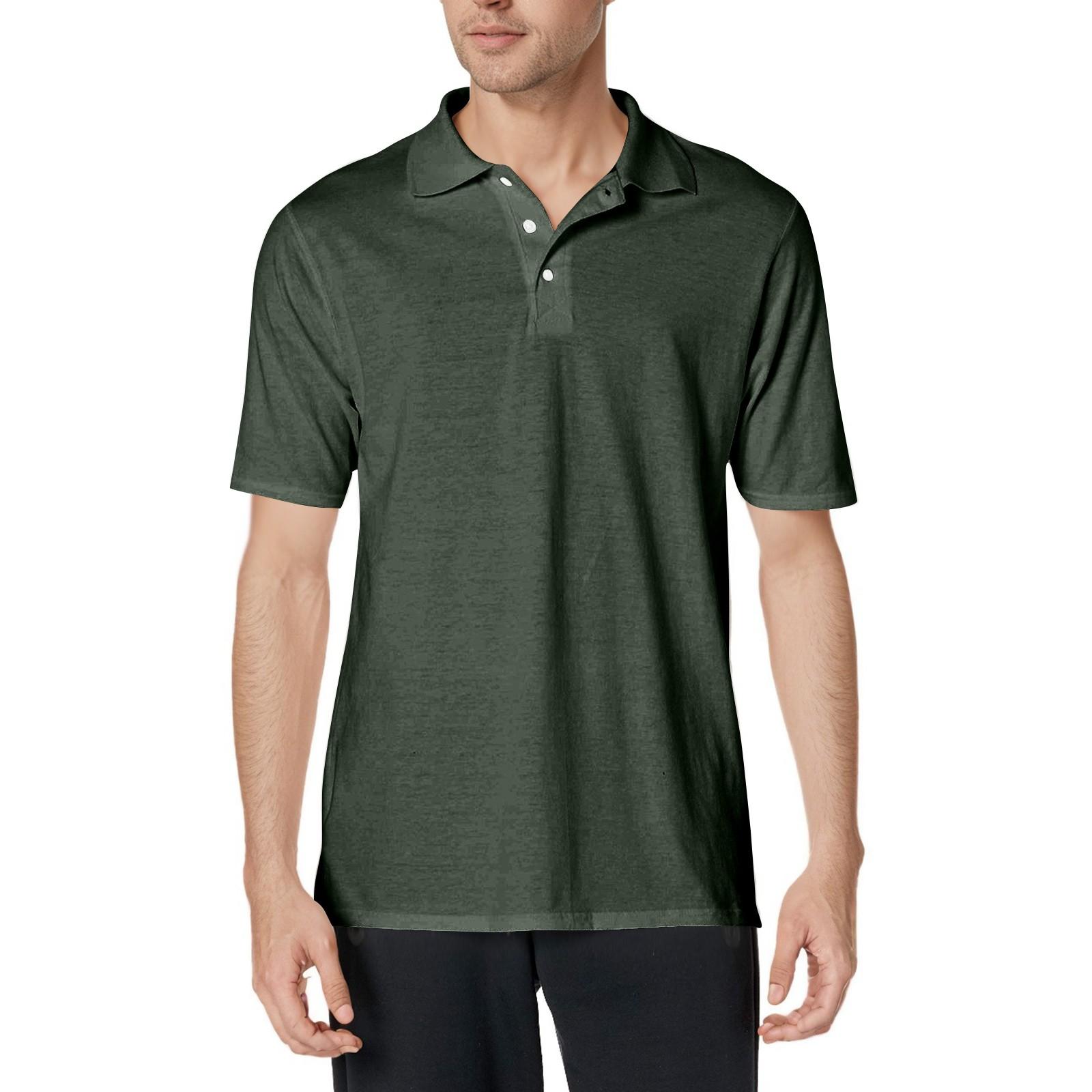 

Мужская рубашка с коротким рукавом из мягкого хлопка и воротником XL