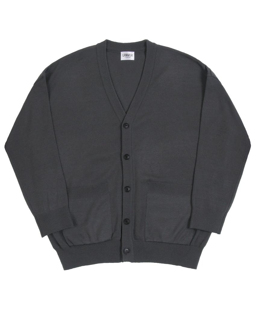 Graver [Unisex] Basic Knit Cardigan_6 Colors