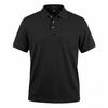 Men's Breathable Waffle Knit Polo Shirt Short Sleeve Button Placket Chest Pocket Loose Fit Summer Tops