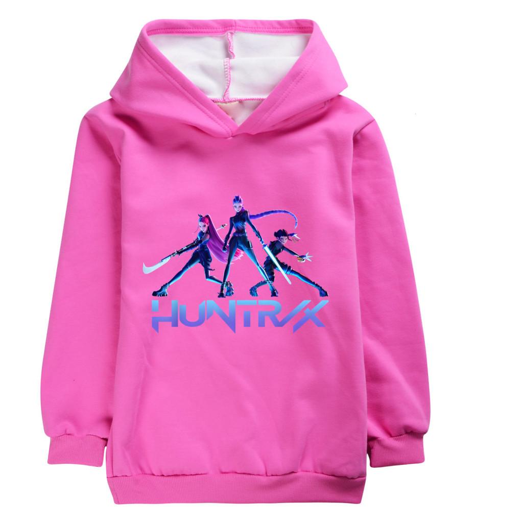 4999 Girls Huntrix Kpop Rumi Zoey Mira Print Casual Long Sleeves Velvet Warm Winter Hoodie