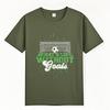 New Cotton Tshirt Printed Unisex O Neck Tshirt Fashion Whats Life Without Goals Classic Unisex Top Tees Brand Teeshirt