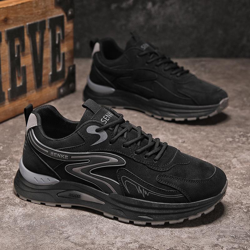 Spring New Low-top Non-slip Soft Sole Light and Comfortable Forrest Gump Shoes Sports Running Casual Dad Shoes