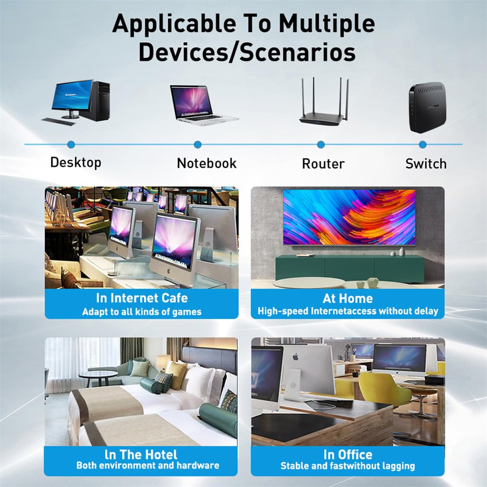 Cablecc RJ45 Stretch Spiralkabel Cat6 8P8C UTP LAN Ethernet Netzwerk Patch Verlängerungskabel 6.56ft/2.0m