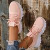 Shoes Female Summer Fashion New Women's Shoes Mesh Breathable Thick Bottom Retro Gump Shoes Korean Sports Shoes